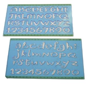 Stencil - Freestyle Upper - Lower Case Set